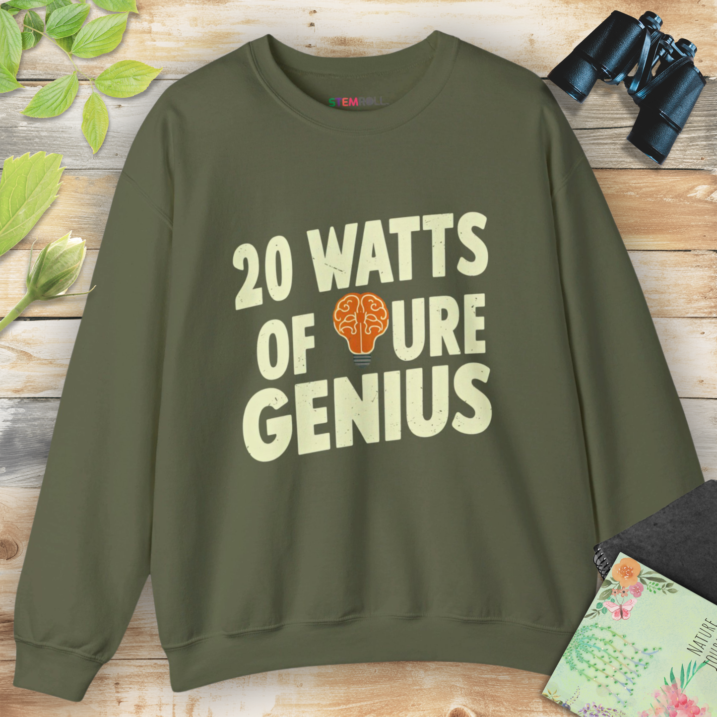 20 Watts of Pure Genius Sweatshirt