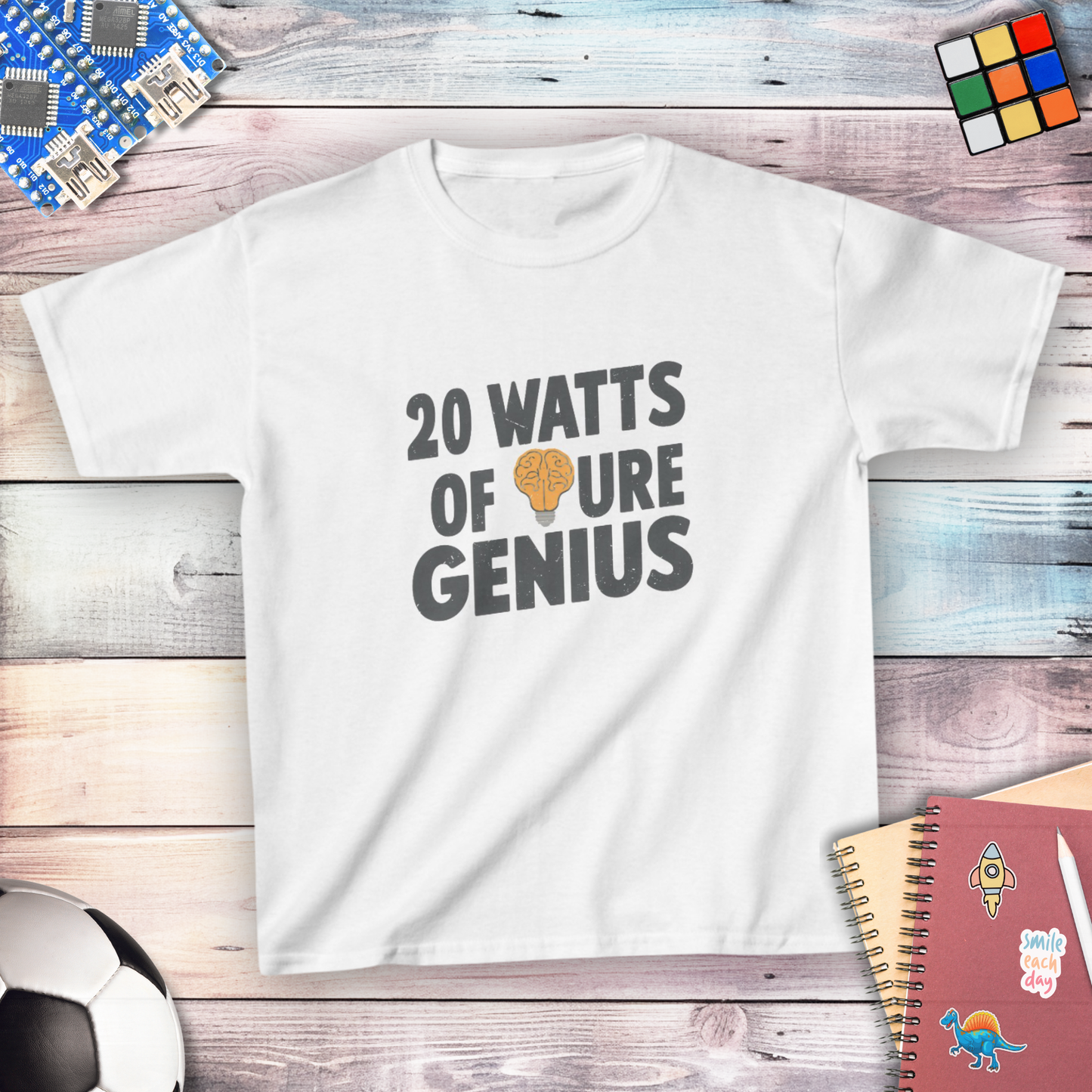 20 Watts of Pure Genius Youth T-shirt