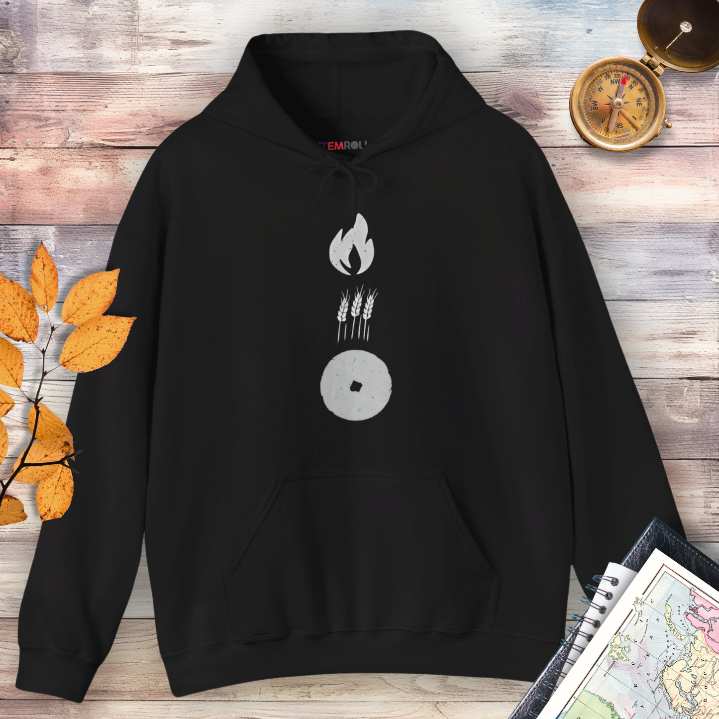 Foundations of Humanity: Fire, Farming, and the Wheel Hoodie