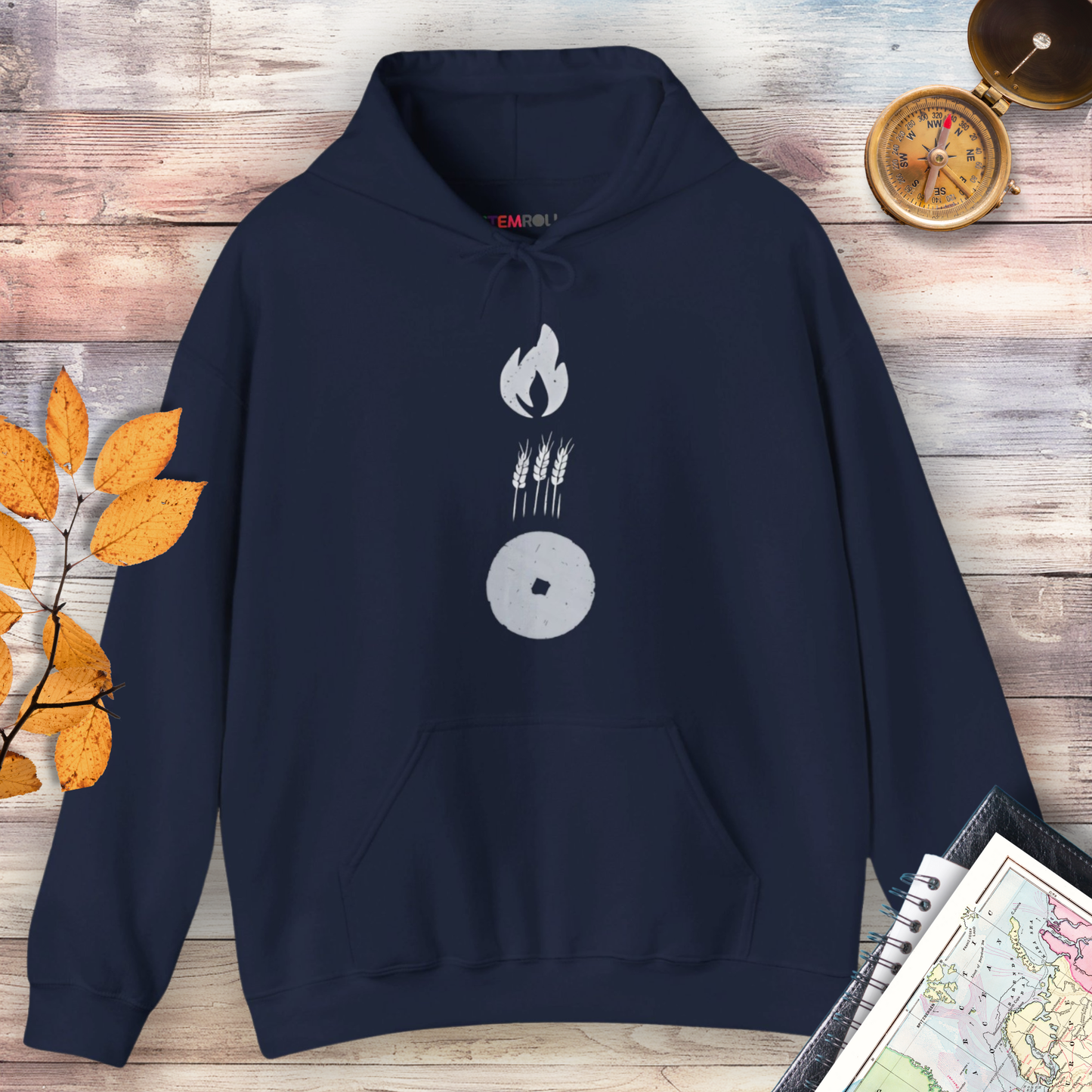 Foundations of Humanity: Fire, Farming, and the Wheel Hoodie