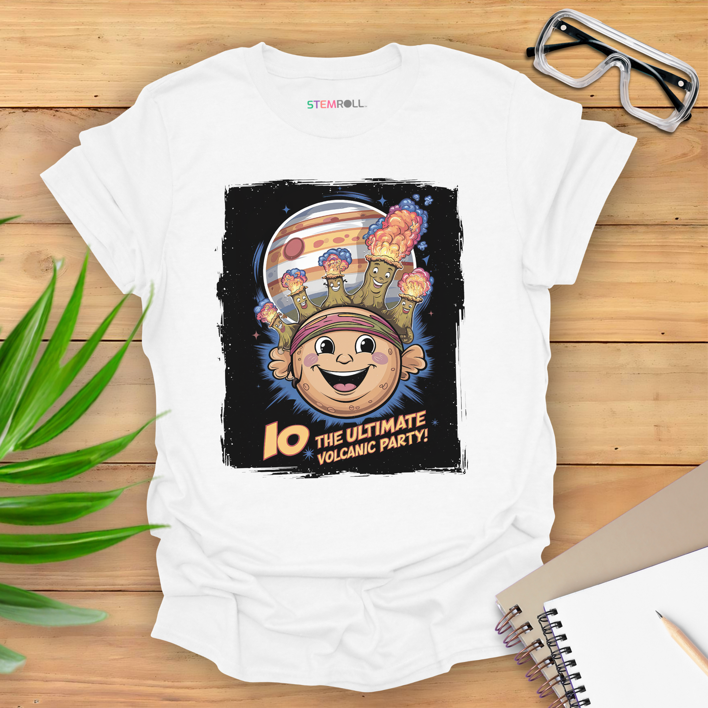 Io: The Ultimate Volcanic Party! T-shirt