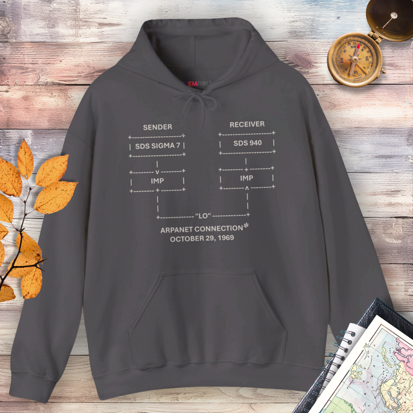 "LO" and Behold: The First Message on the Internet Hoodie