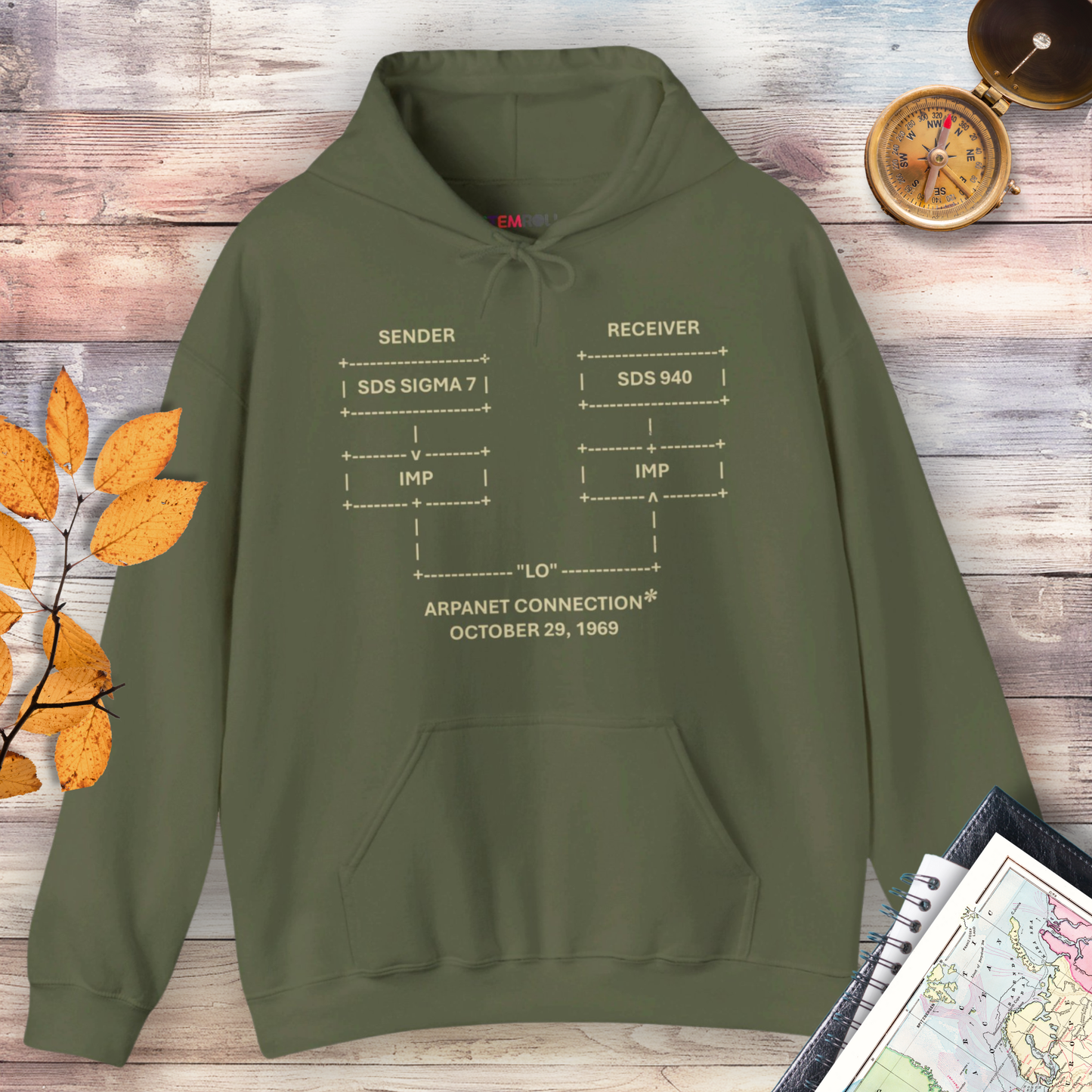 "LO" and Behold: The First Message on the Internet Hoodie