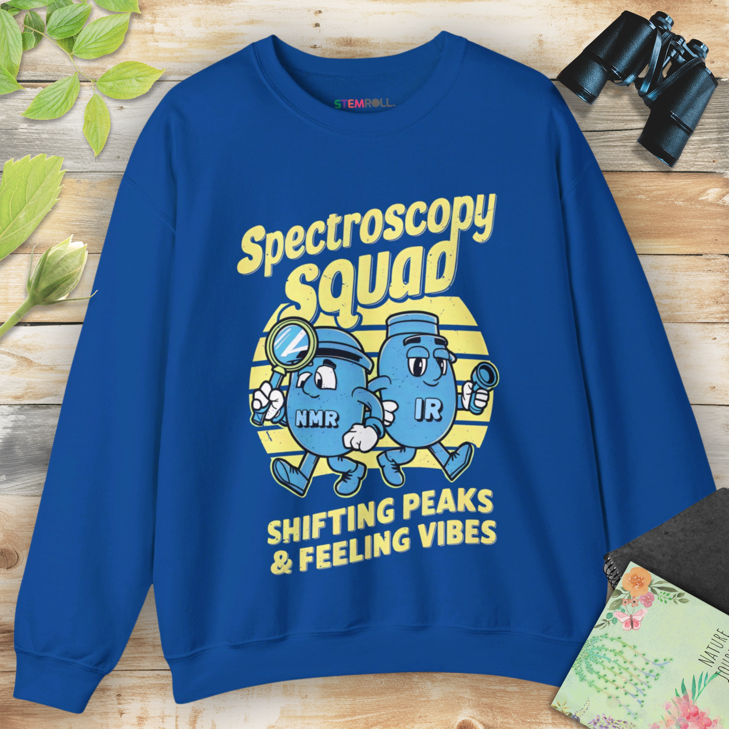 Spectroscopy Squad: Shifting Peaks & Feeling Vibes Sweatshirt