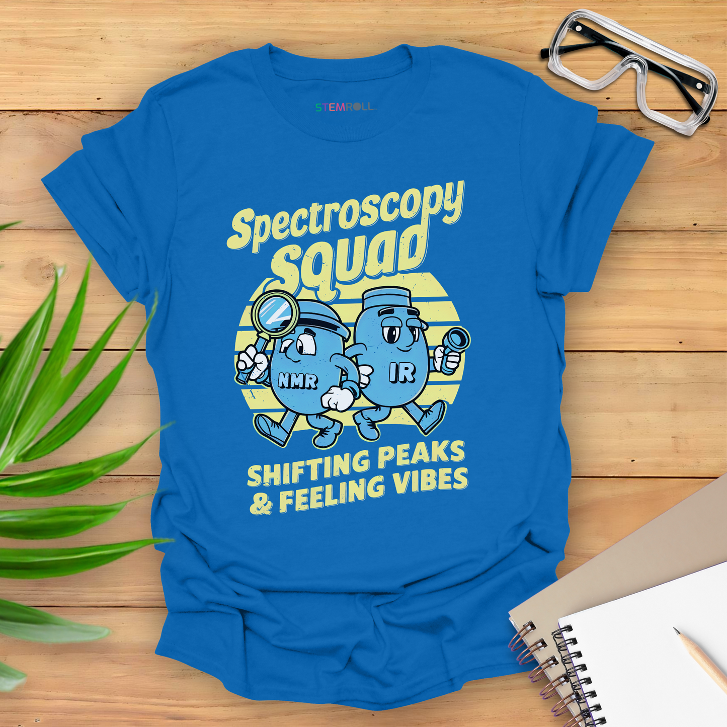 Spectroscopy Squad: Shifting Peaks & Feeling Vibes T-shirt
