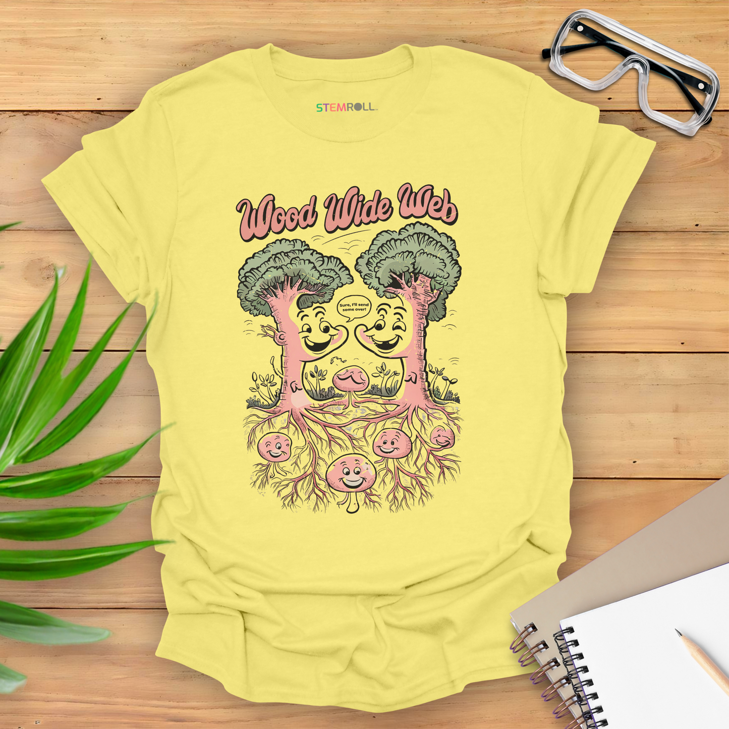The Wood Wide Web: Nature's Internet T-shirt