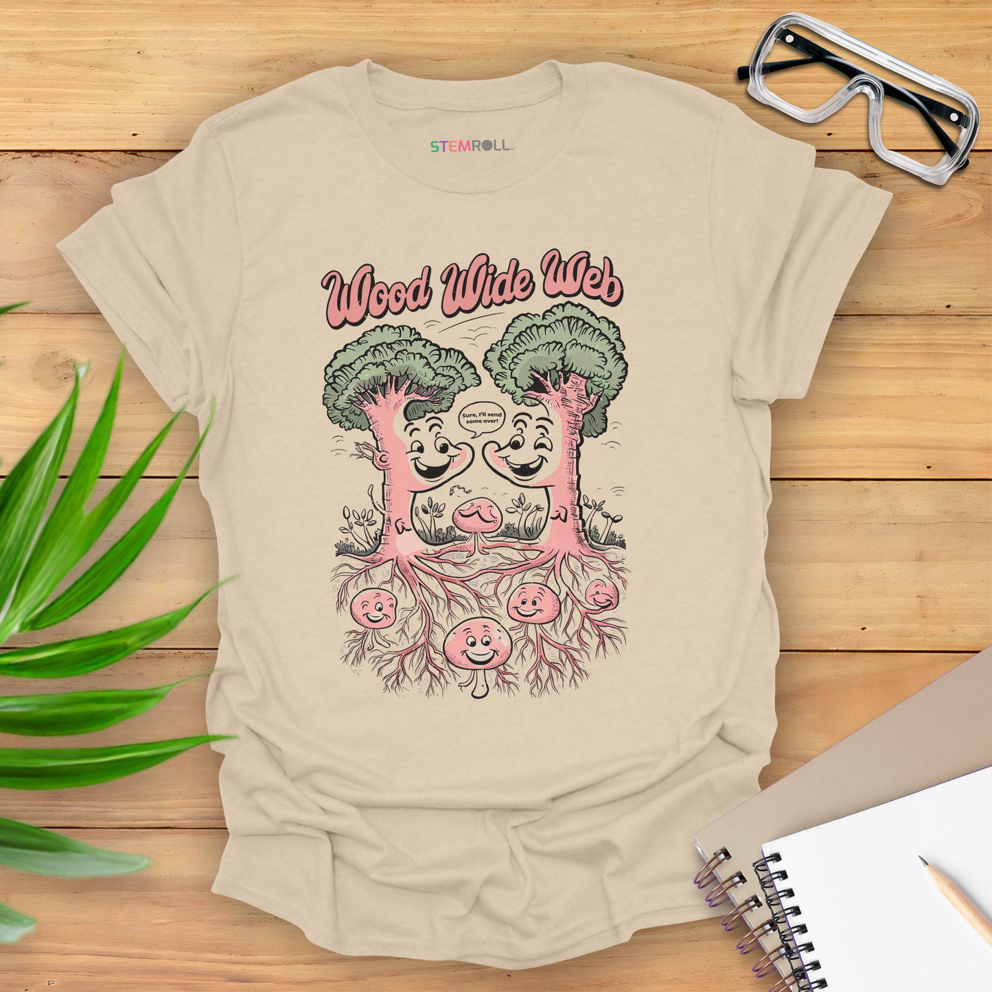 The Wood Wide Web: Nature's Internet T-shirt
