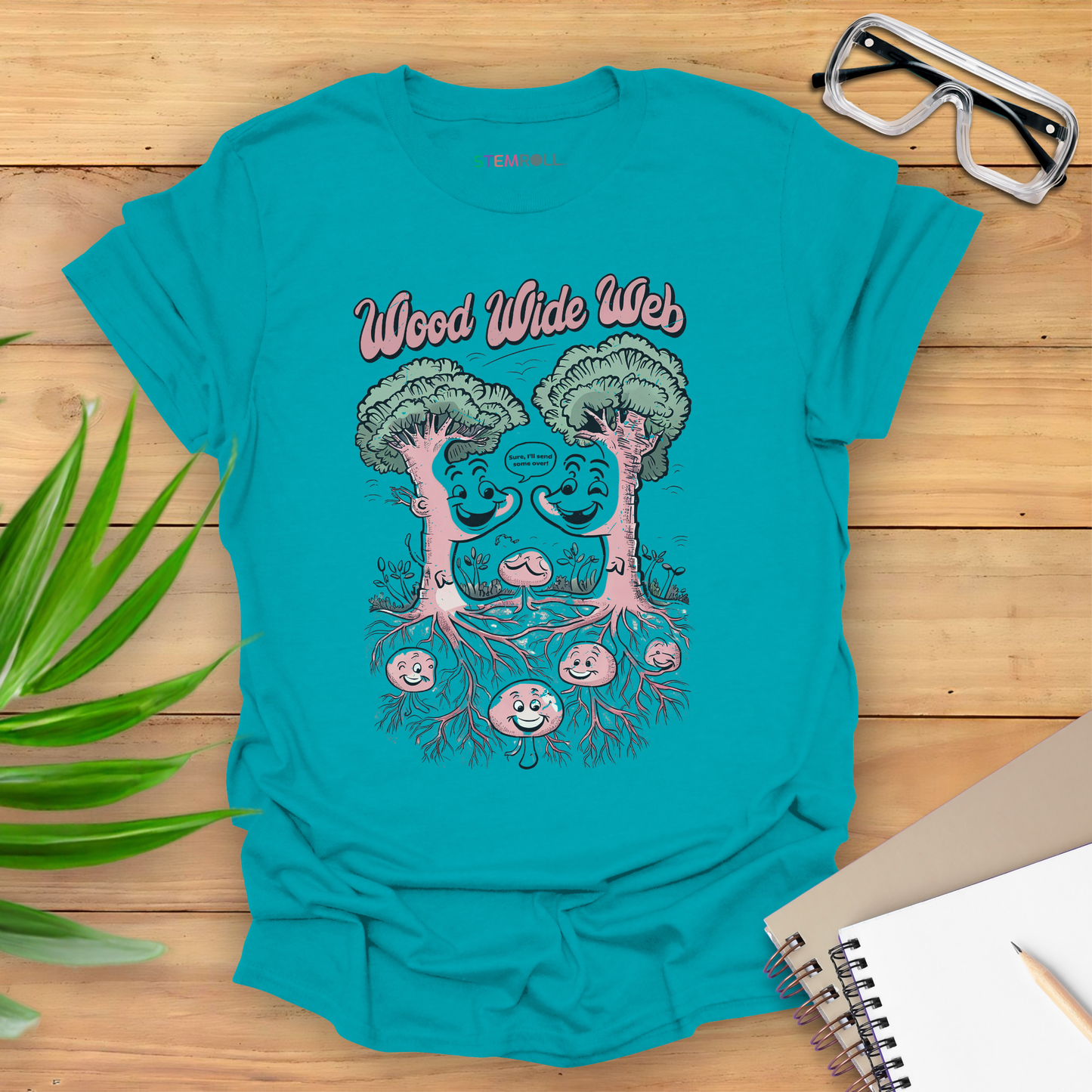 The Wood Wide Web: Nature's Internet T-shirt