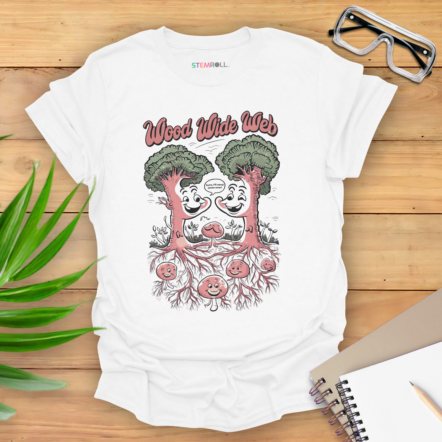 The Wood Wide Web: Nature's Internet T-shirt