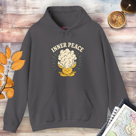 Inner Peace Hoodie - Charcoal | Native Canva replacement 2026-09-25