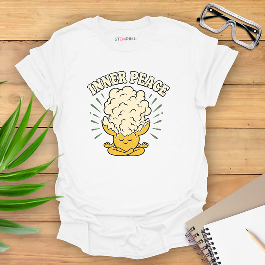 Inner Peace T-shirt - White | Canva mockup