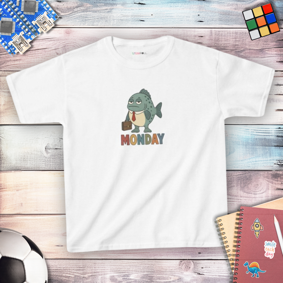 Monday Youth T-shirt - White | Native Canva replacement 2026-09-25