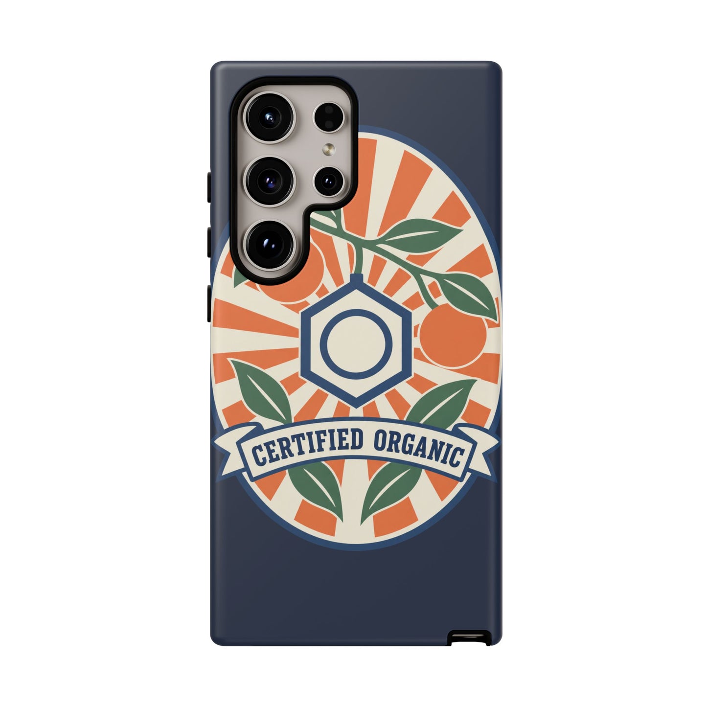 Certified Organic Chemistry - Tough Phone Case (Samsung Galaxy) 🍊