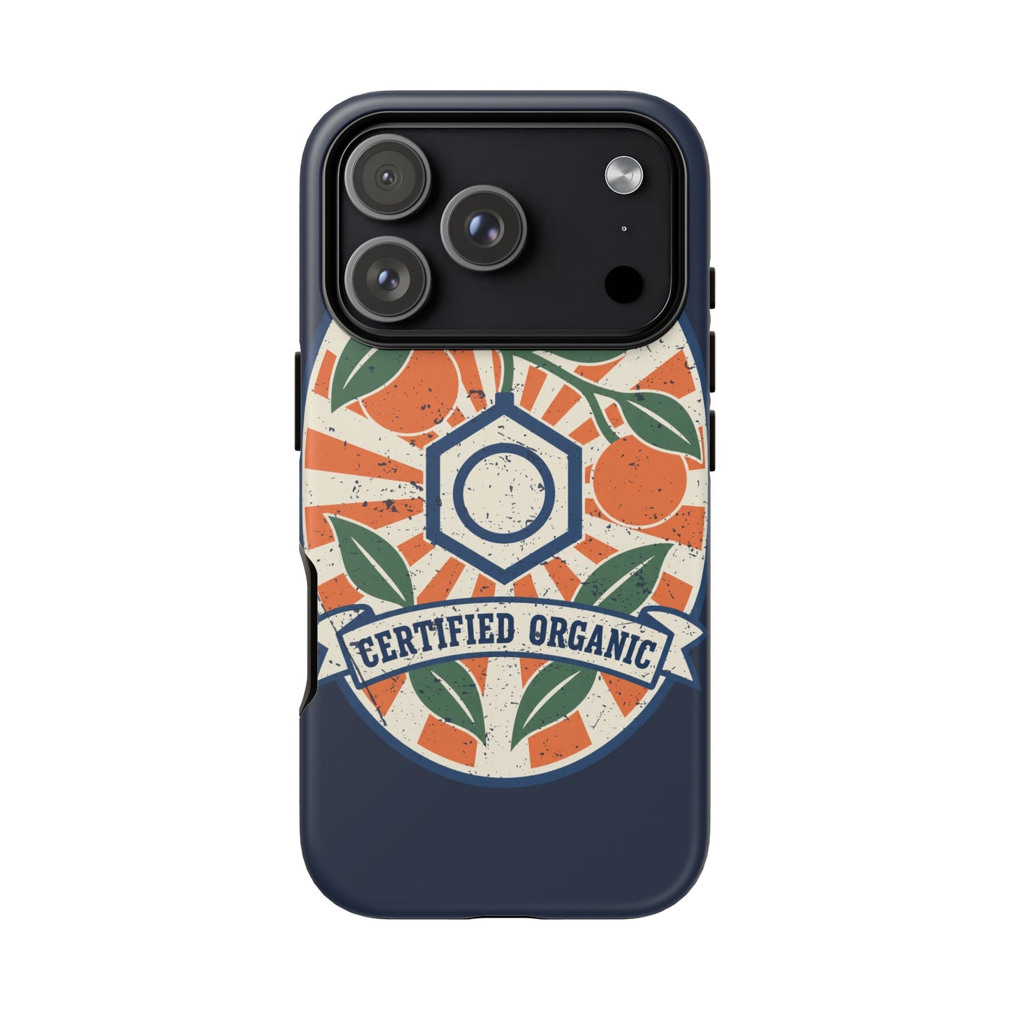 Certified Organic Chemistry - Tough Phone Case (Apple iPhone) 🍊