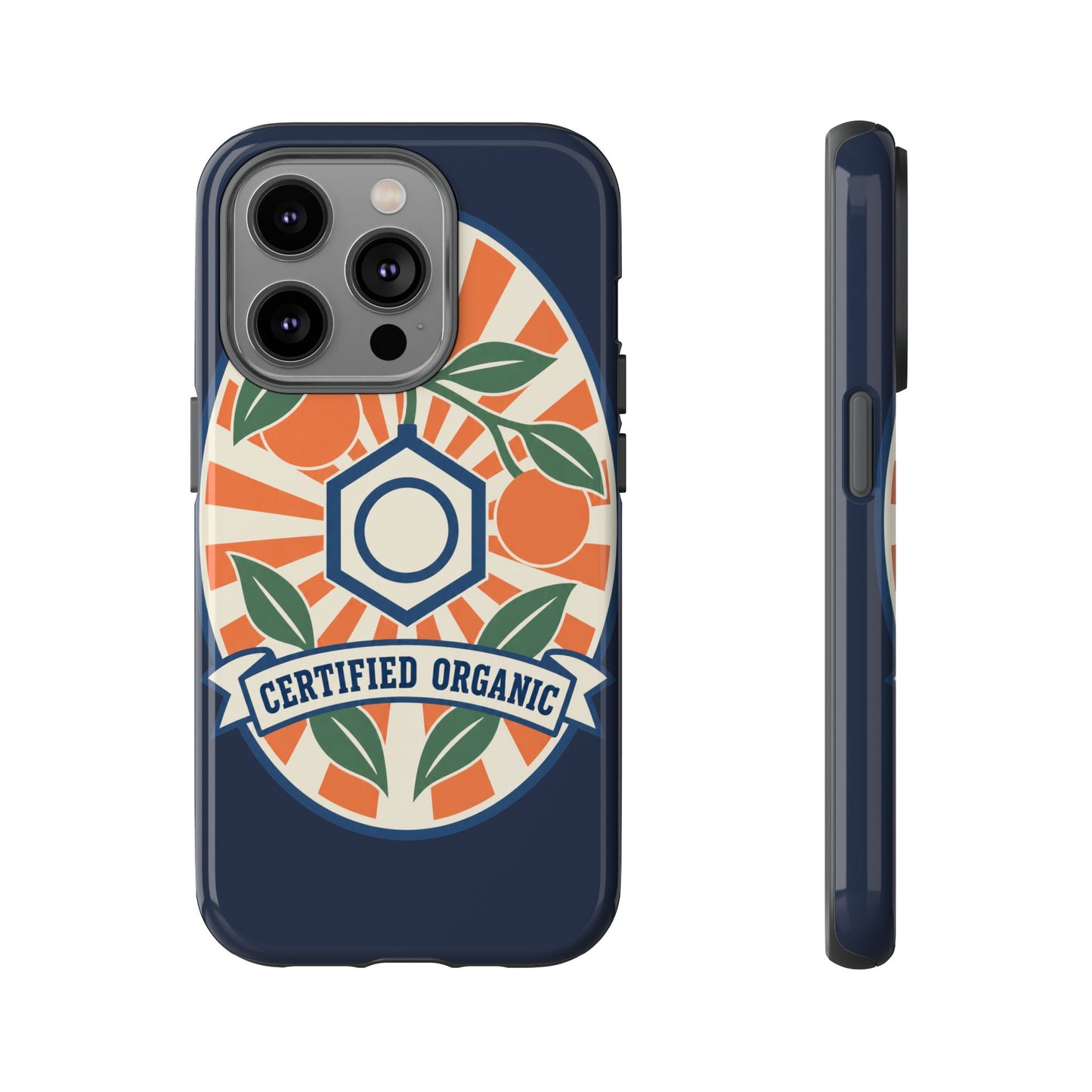 Certified Organic Chemistry - Tough Phone Case (Apple iPhone) 🍊