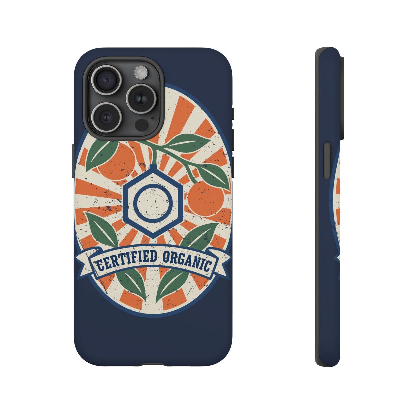 Certified Organic Chemistry - Tough Phone Case (Apple iPhone) 🍊