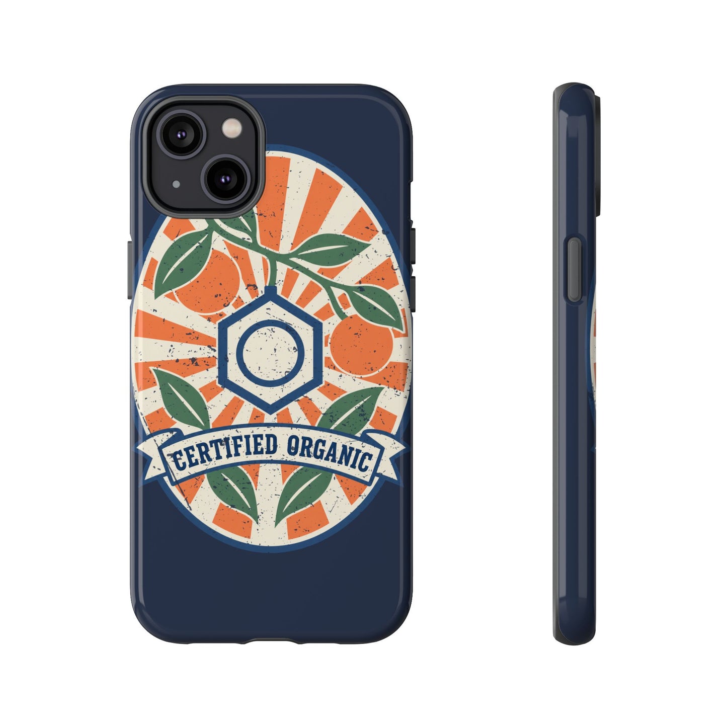 Certified Organic Chemistry - Tough Phone Case (Apple iPhone) 🍊
