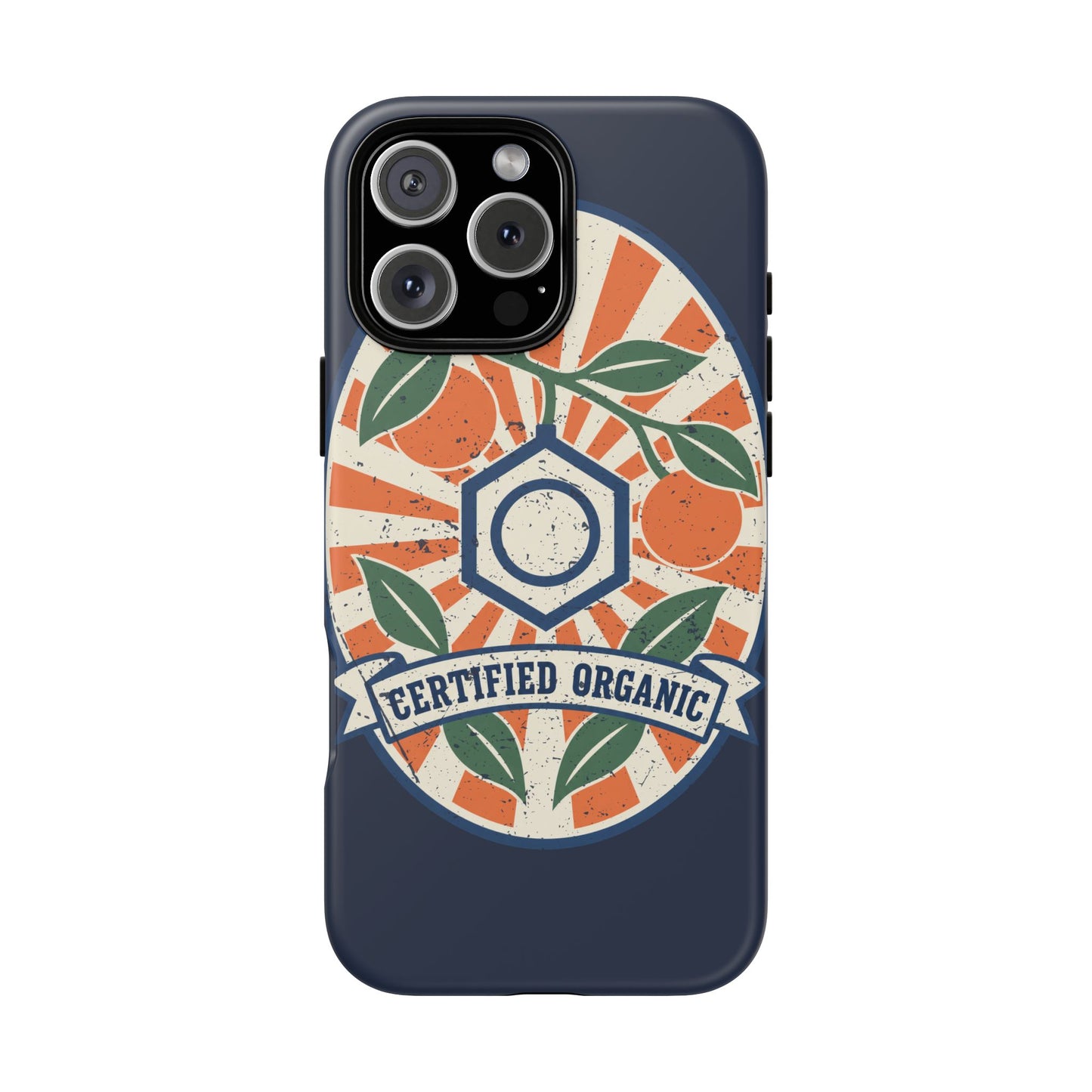 Certified Organic Chemistry - Tough Phone Case (Apple iPhone) 🍊