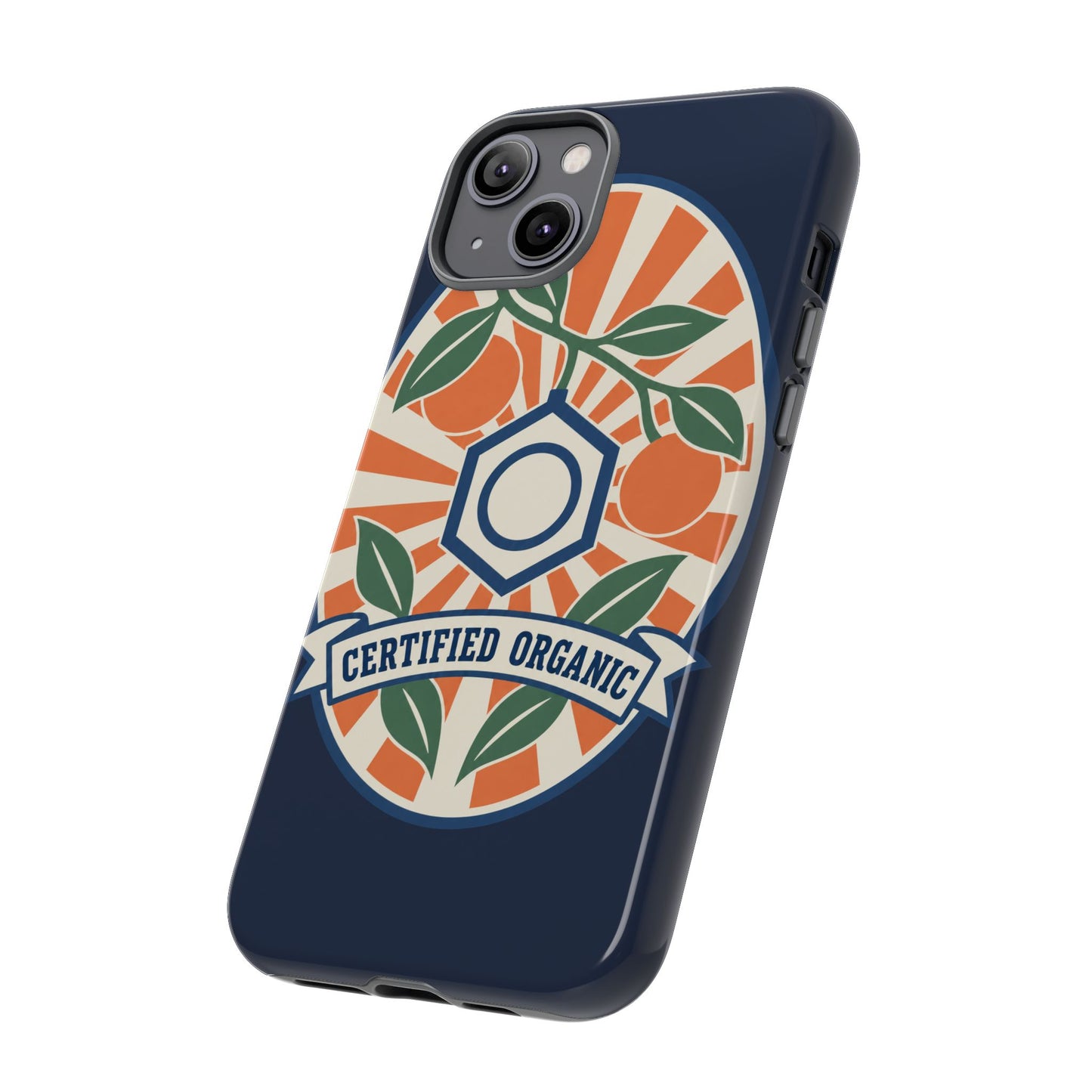 Certified Organic Chemistry - Tough Phone Case (Apple iPhone) 🍊