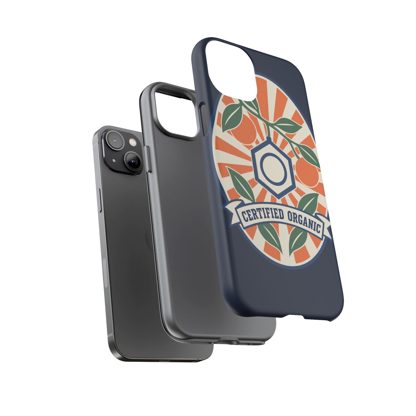 Certified Organic Chemistry - Tough Phone Case (Apple iPhone) 🍊