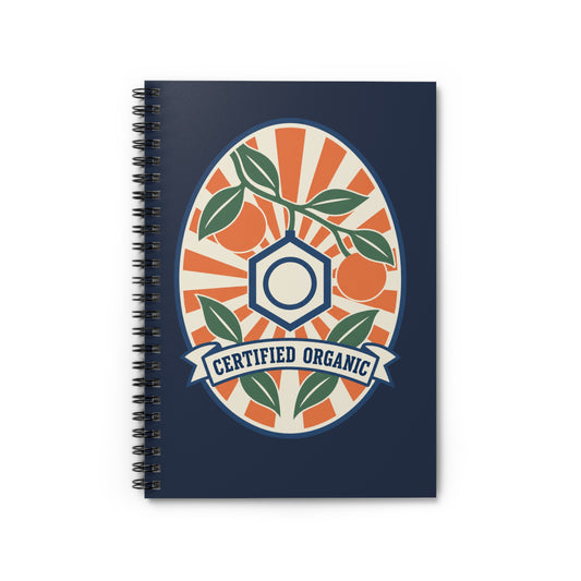 Certified Organic Chemistry - Spiral Notebook 🍊