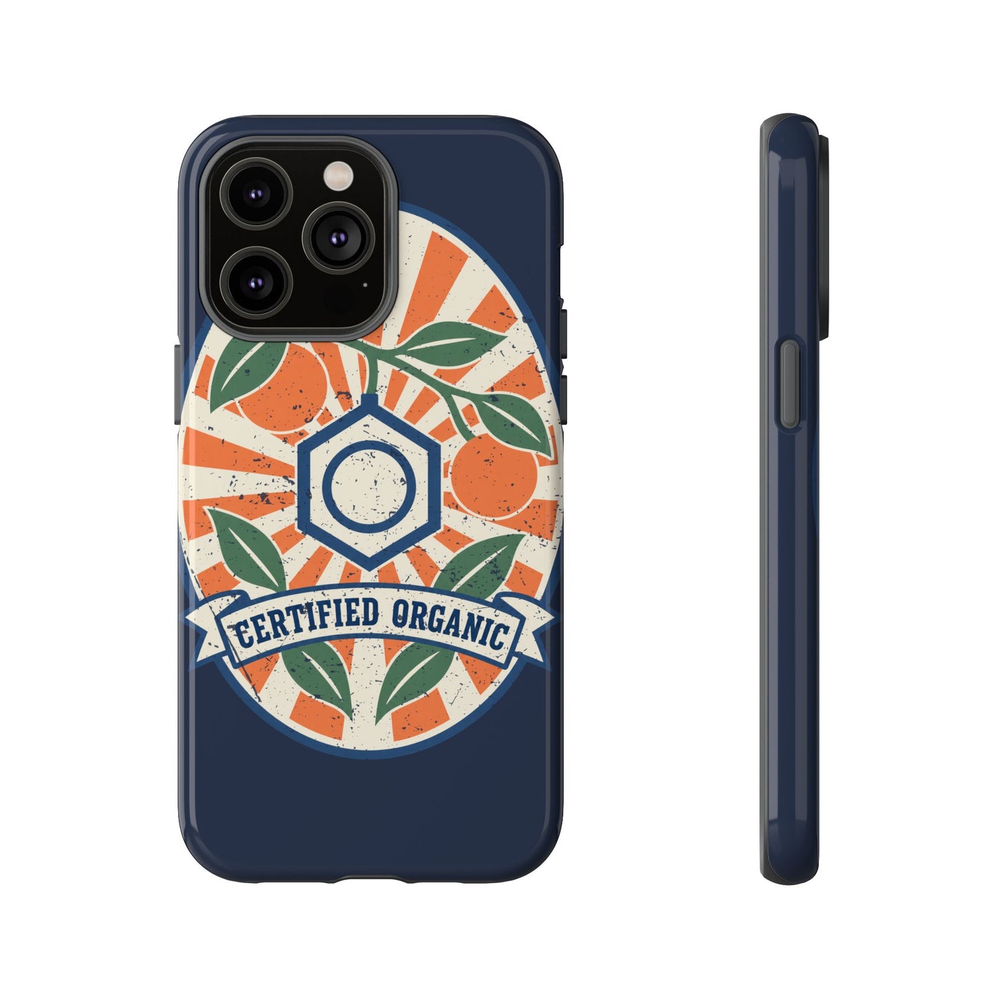 Certified Organic Chemistry - Tough Phone Case (Apple iPhone) 🍊