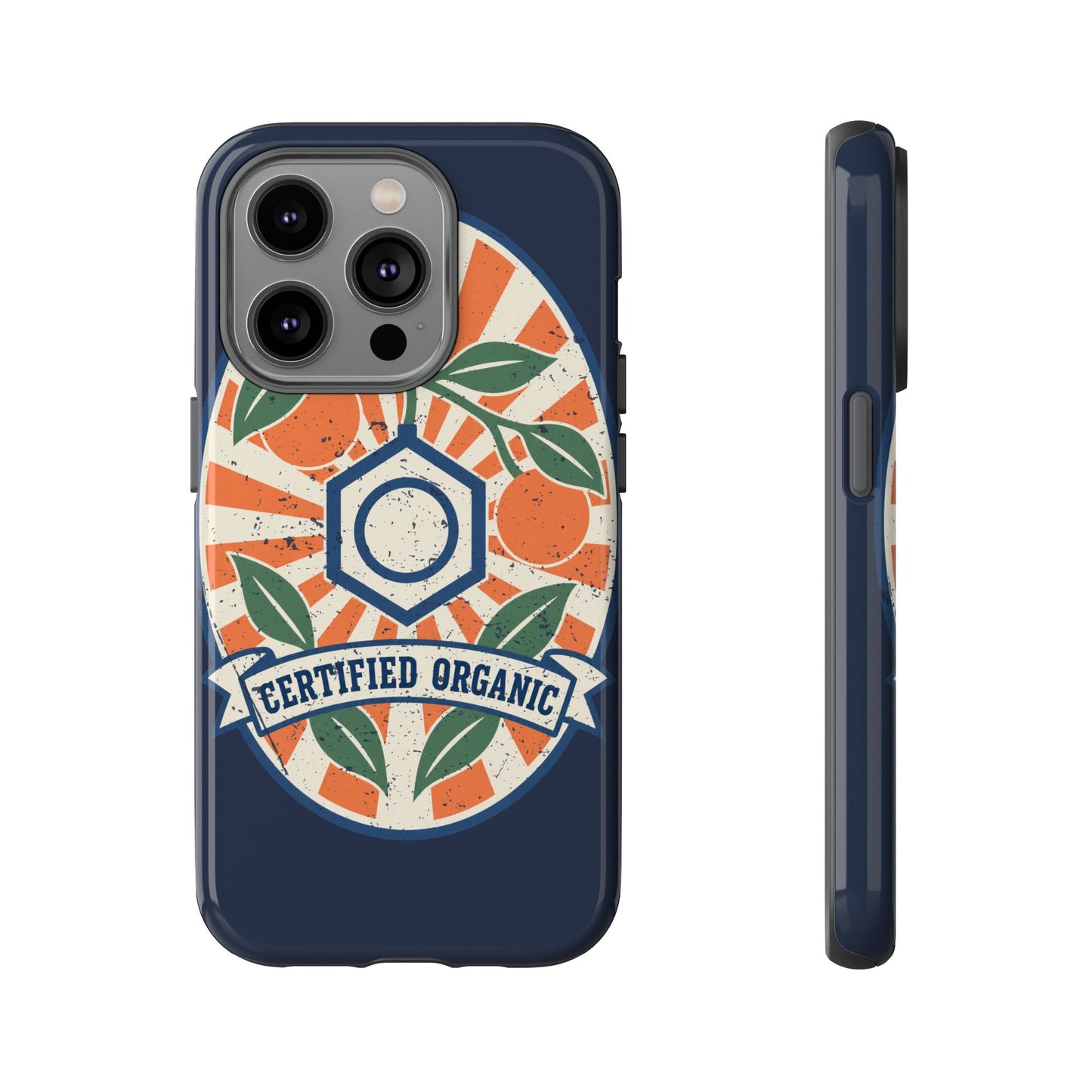 Certified Organic Chemistry - Tough Phone Case (Apple iPhone) 🍊