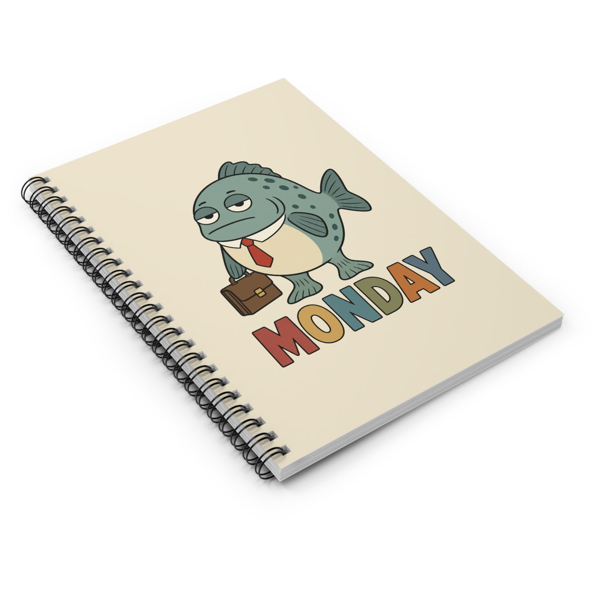 Monday - Spiral Notebook