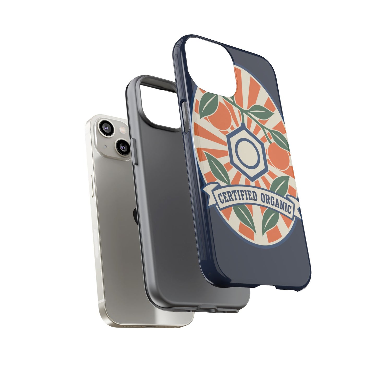 Certified Organic Chemistry - Tough Phone Case (Apple iPhone) 🍊