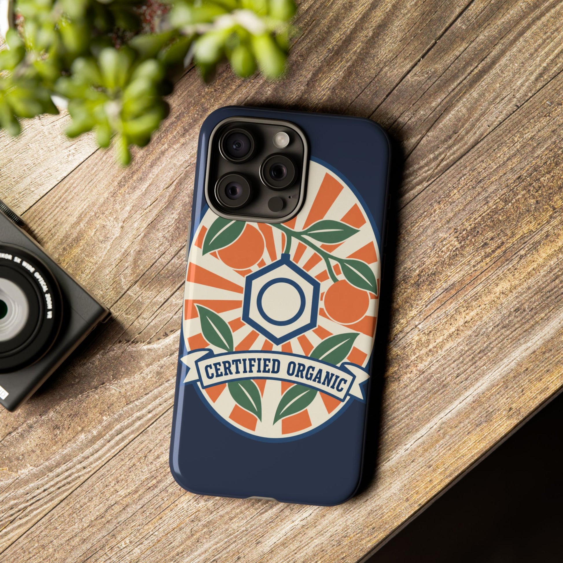 Certified Organic Chemistry - Tough Phone Case (Apple iPhone) 🍊