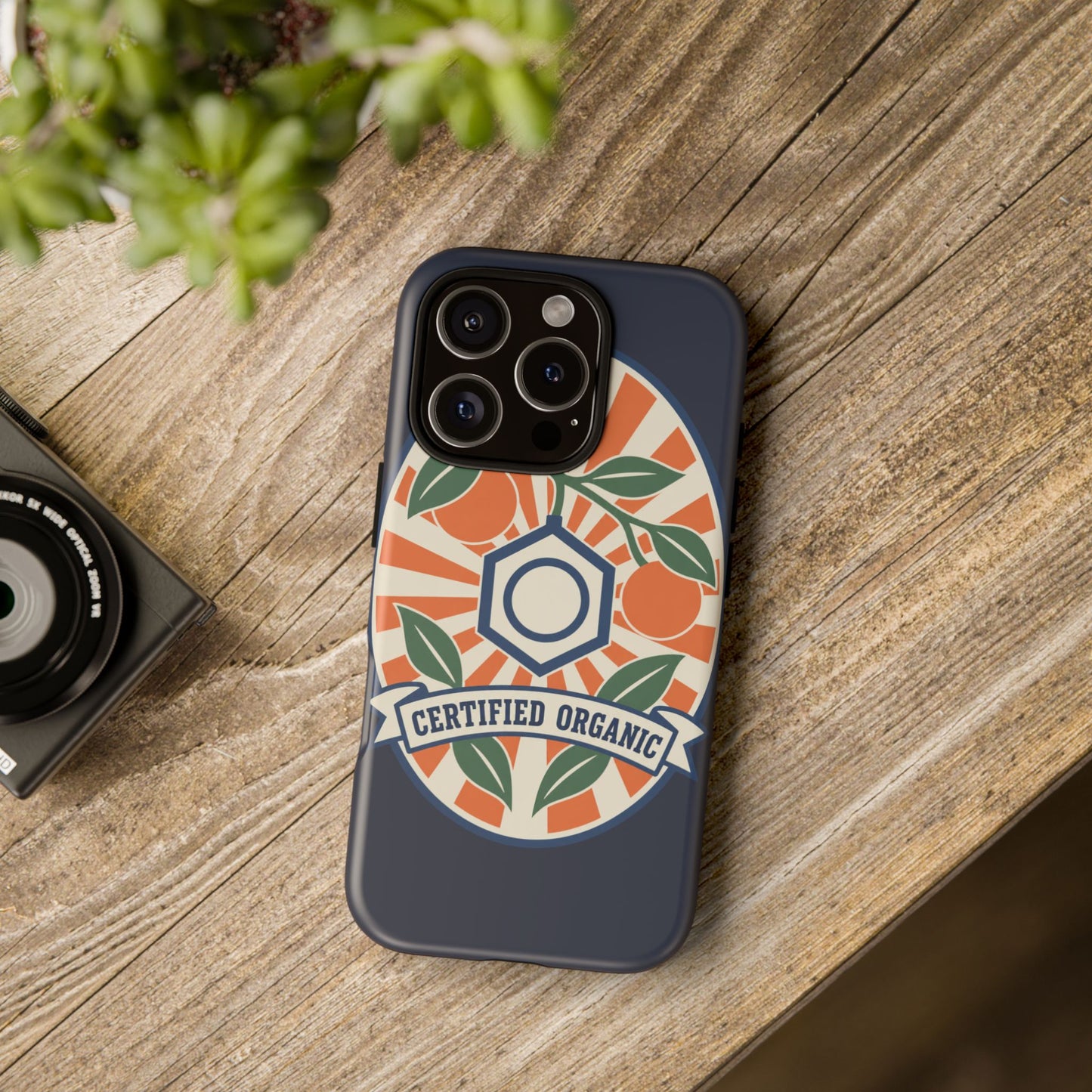 Certified Organic Chemistry - Tough Phone Case (Apple iPhone) 🍊