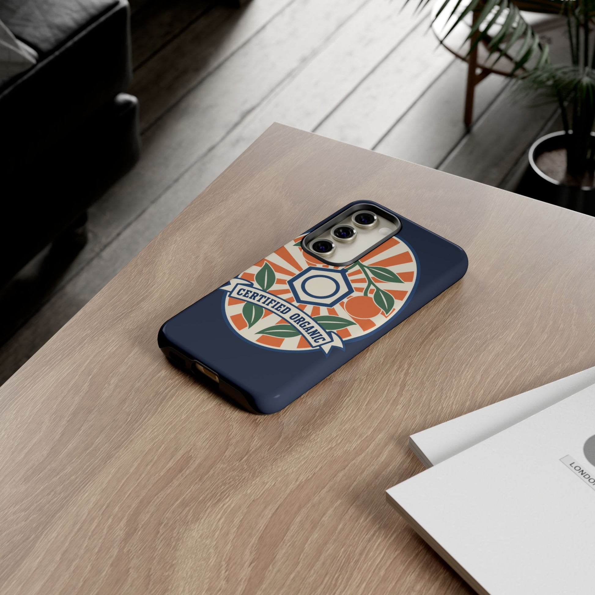 Certified Organic Chemistry - Tough Phone Case (Samsung Galaxy) 🍊