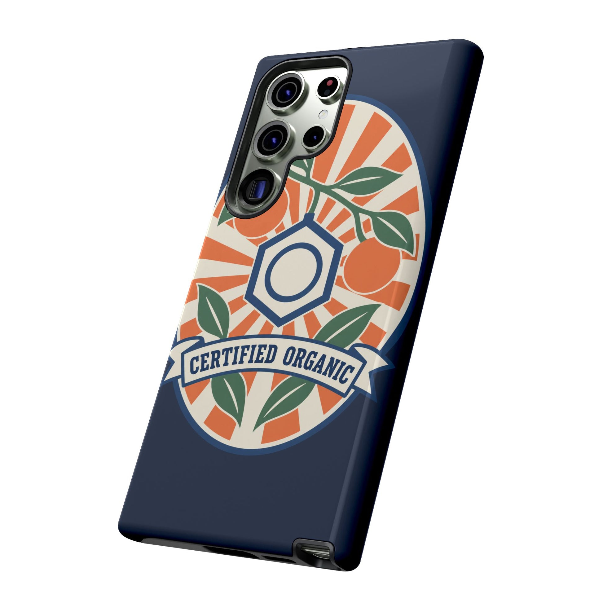Certified Organic Chemistry - Tough Phone Case (Samsung Galaxy) 🍊