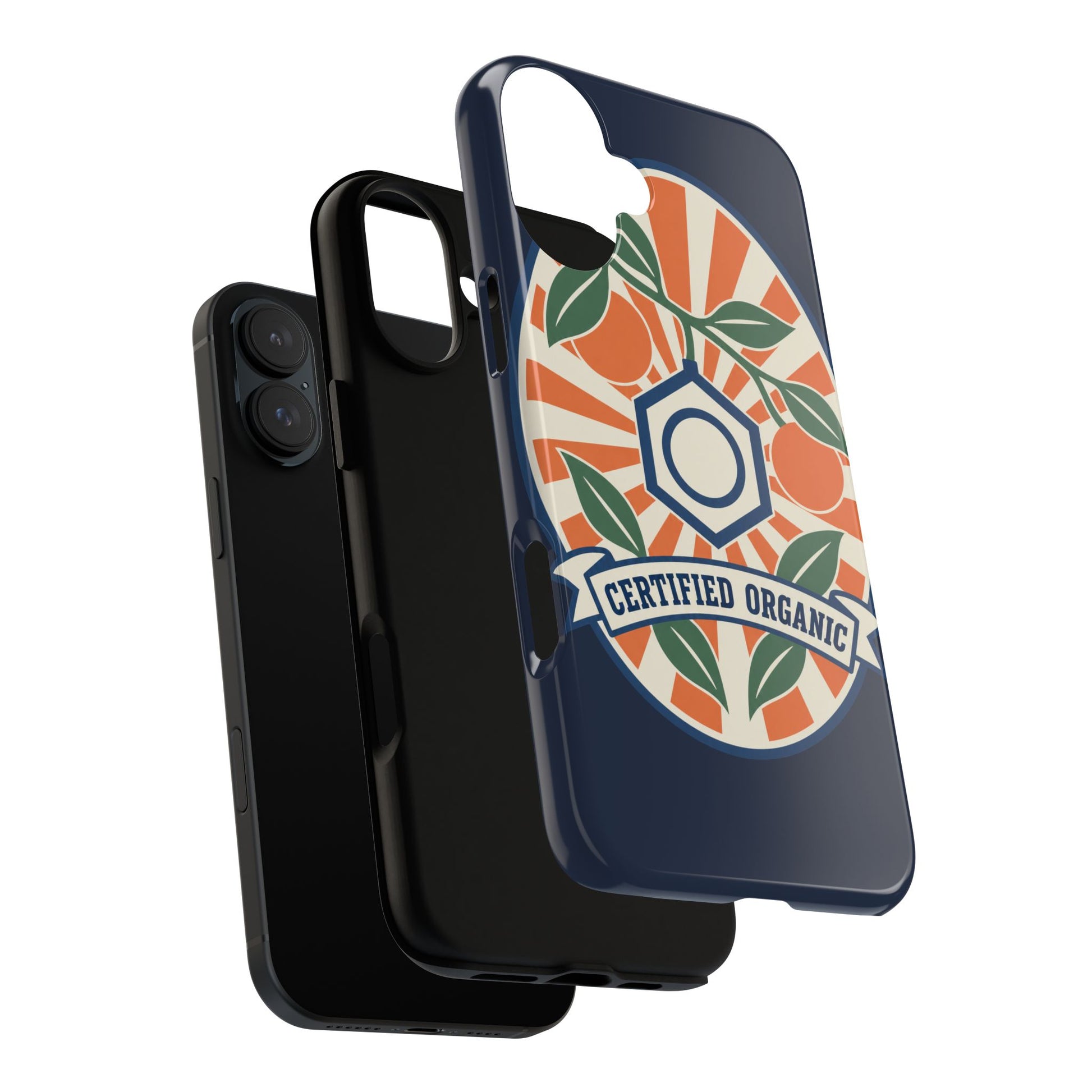Certified Organic Chemistry - Tough Phone Case (Apple iPhone) 🍊