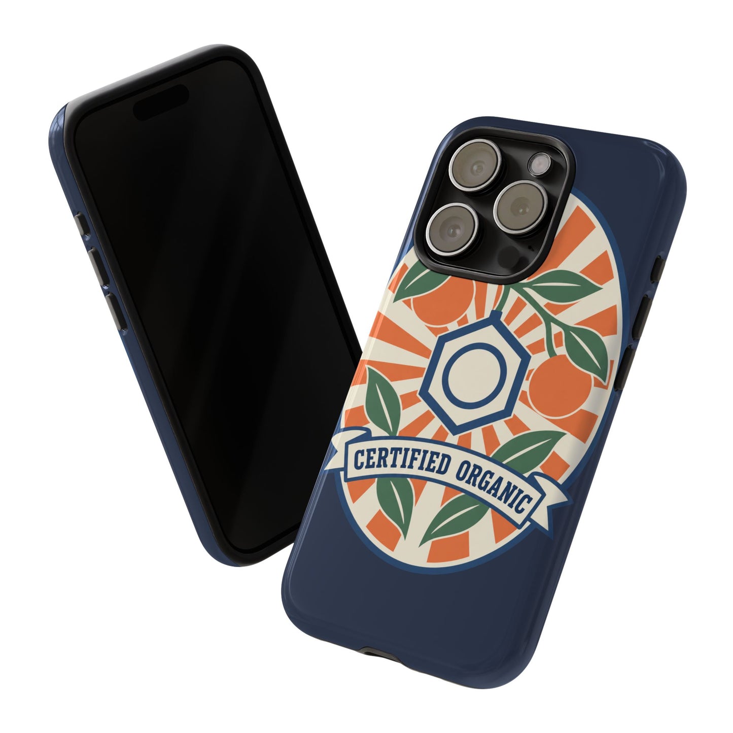 Certified Organic Chemistry - Tough Phone Case (Apple iPhone) 🍊