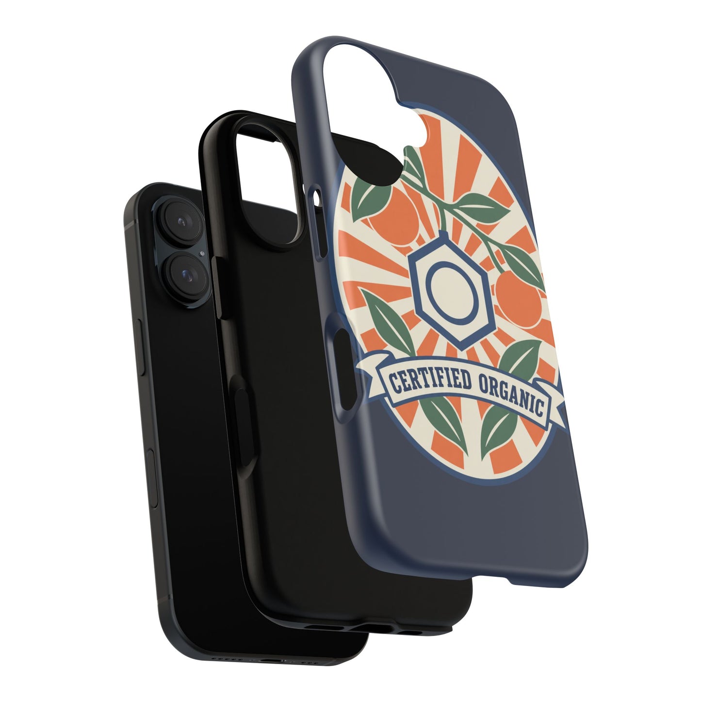 Certified Organic Chemistry - Tough Phone Case (Apple iPhone) 🍊