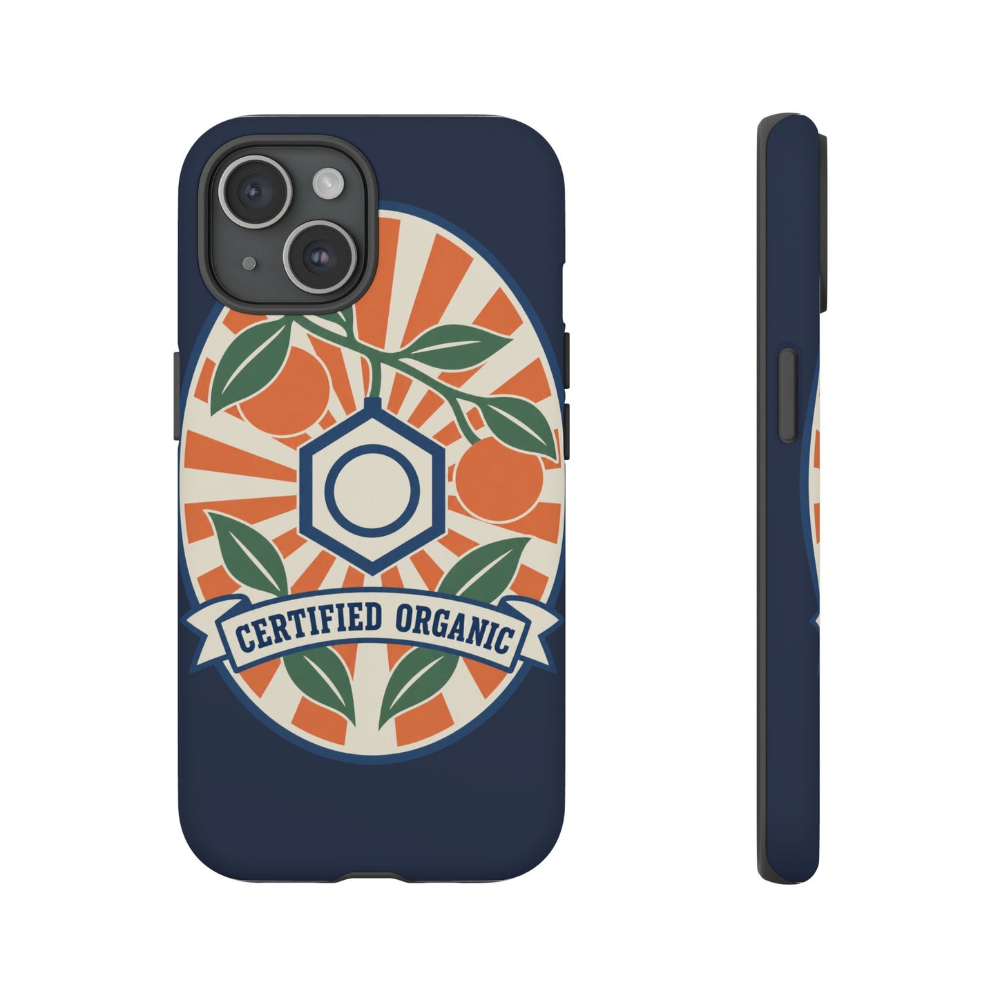 Certified Organic Chemistry - Tough Phone Case (Apple iPhone) 🍊
