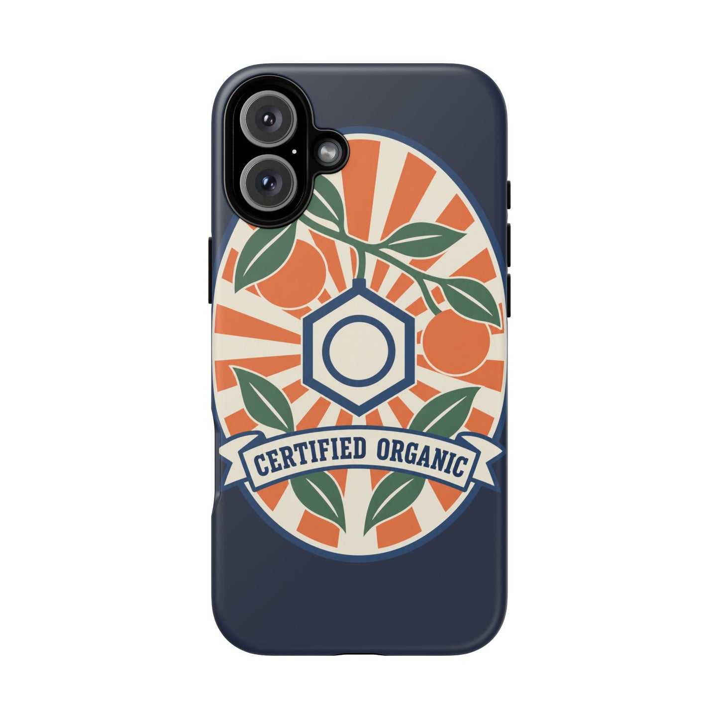 Certified Organic Chemistry - Tough Phone Case (Apple iPhone) 🍊