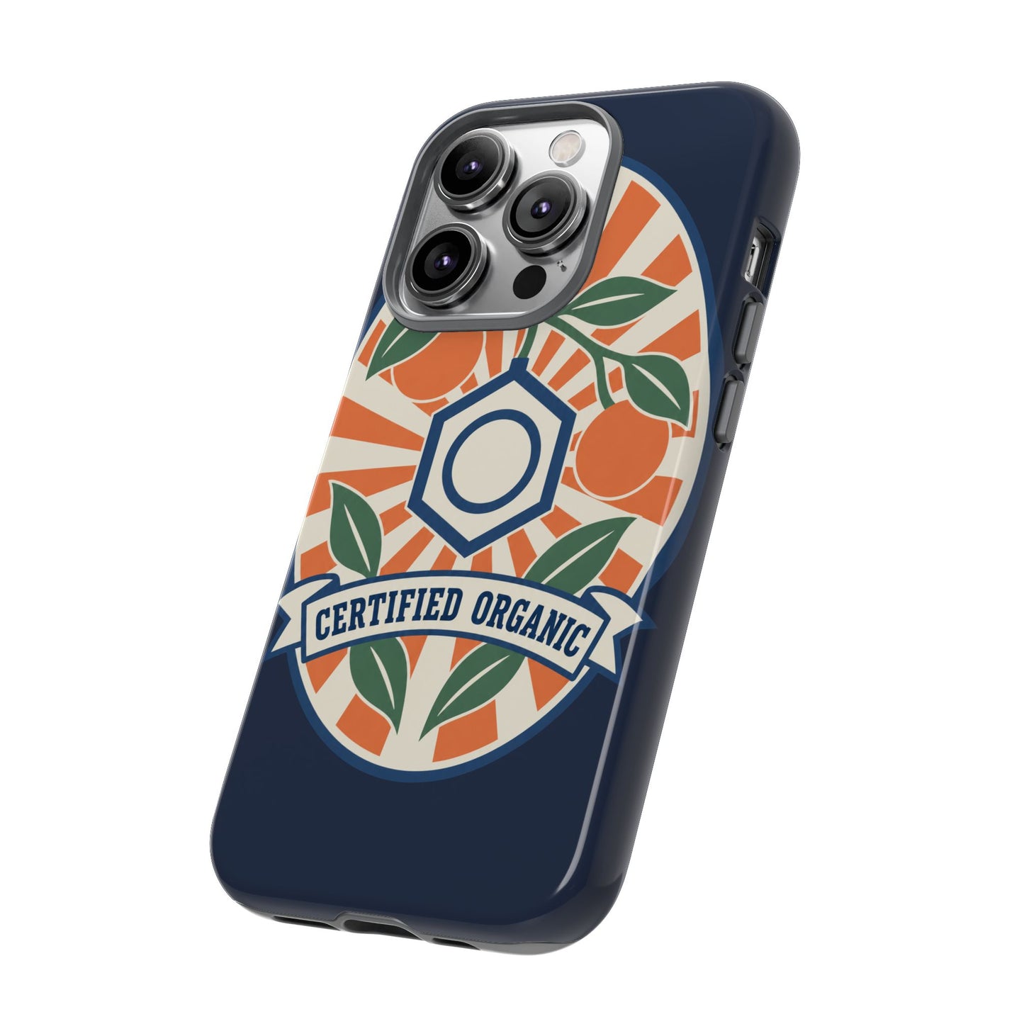 Certified Organic Chemistry - Tough Phone Case (Apple iPhone) 🍊