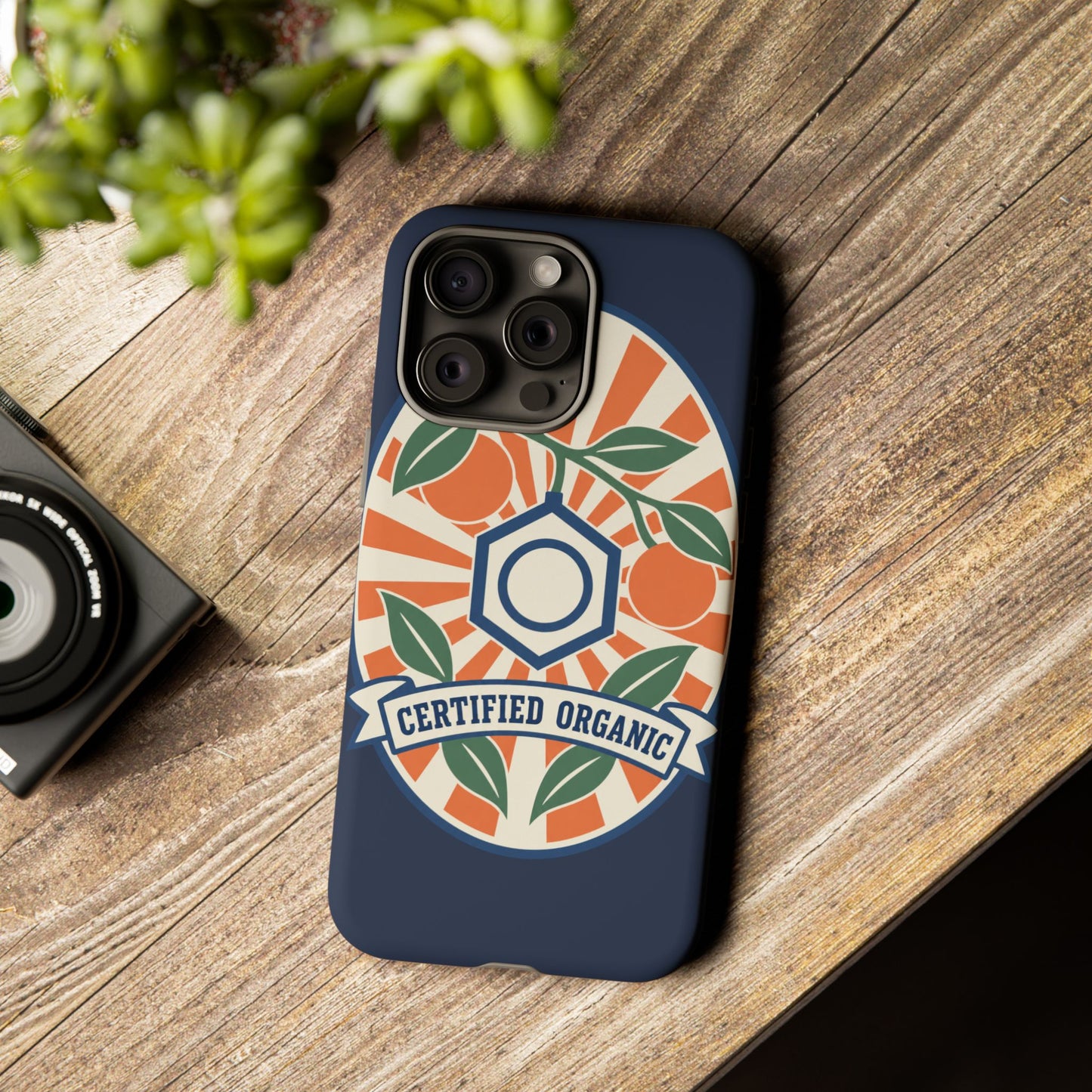 Certified Organic Chemistry - Tough Phone Case (Apple iPhone) 🍊