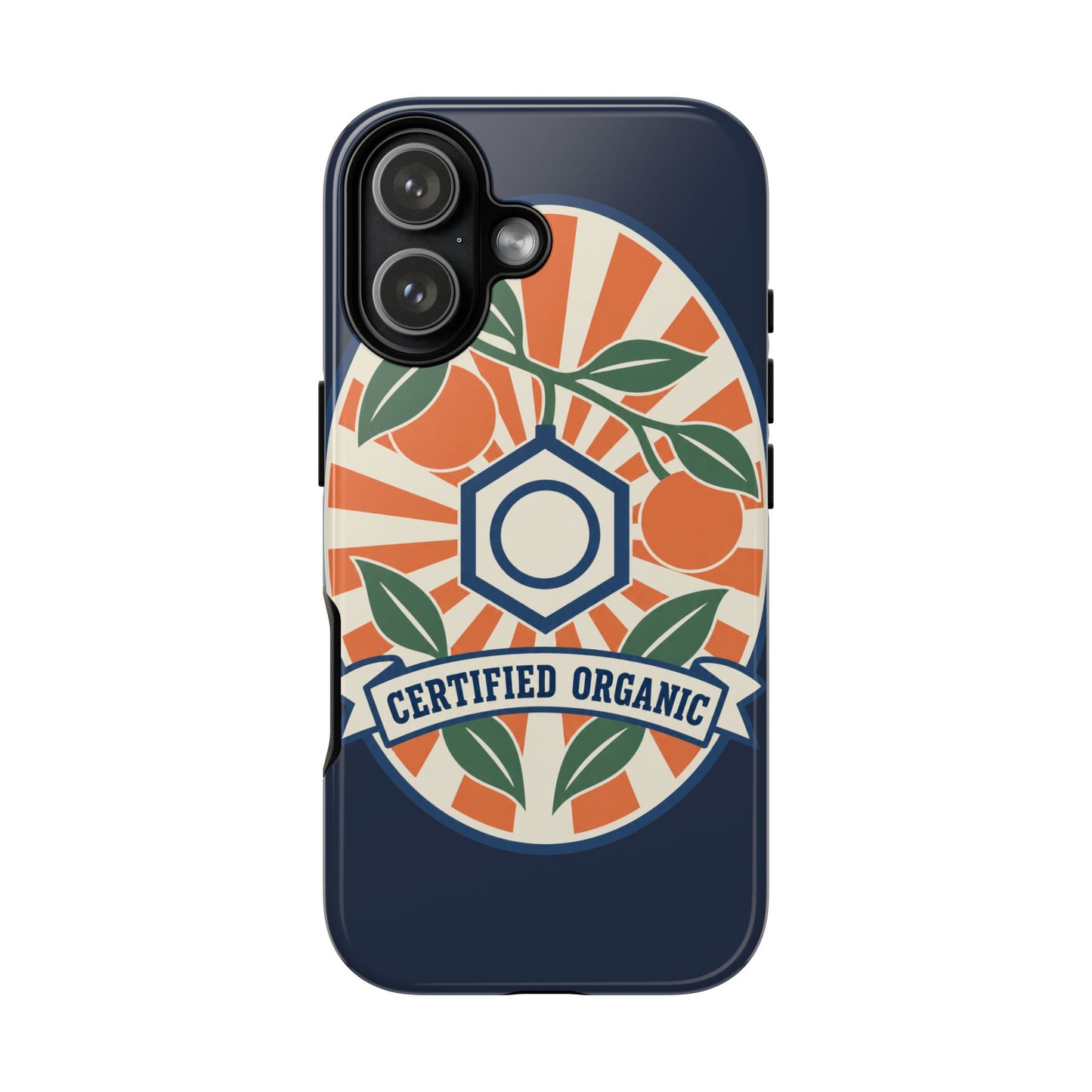 Certified Organic Chemistry - Tough Phone Case (Apple iPhone) 🍊