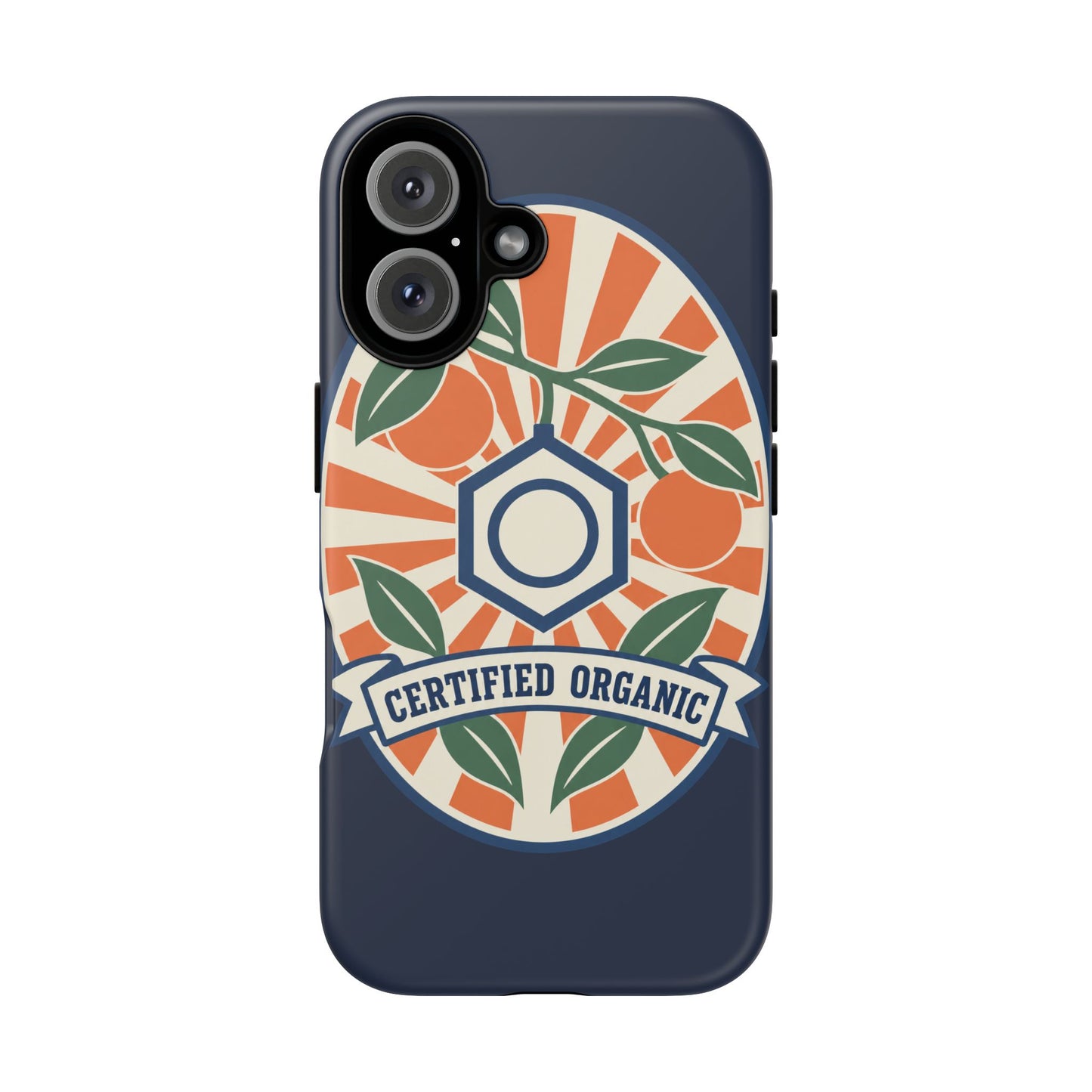 Certified Organic Chemistry - Tough Phone Case (Apple iPhone) 🍊
