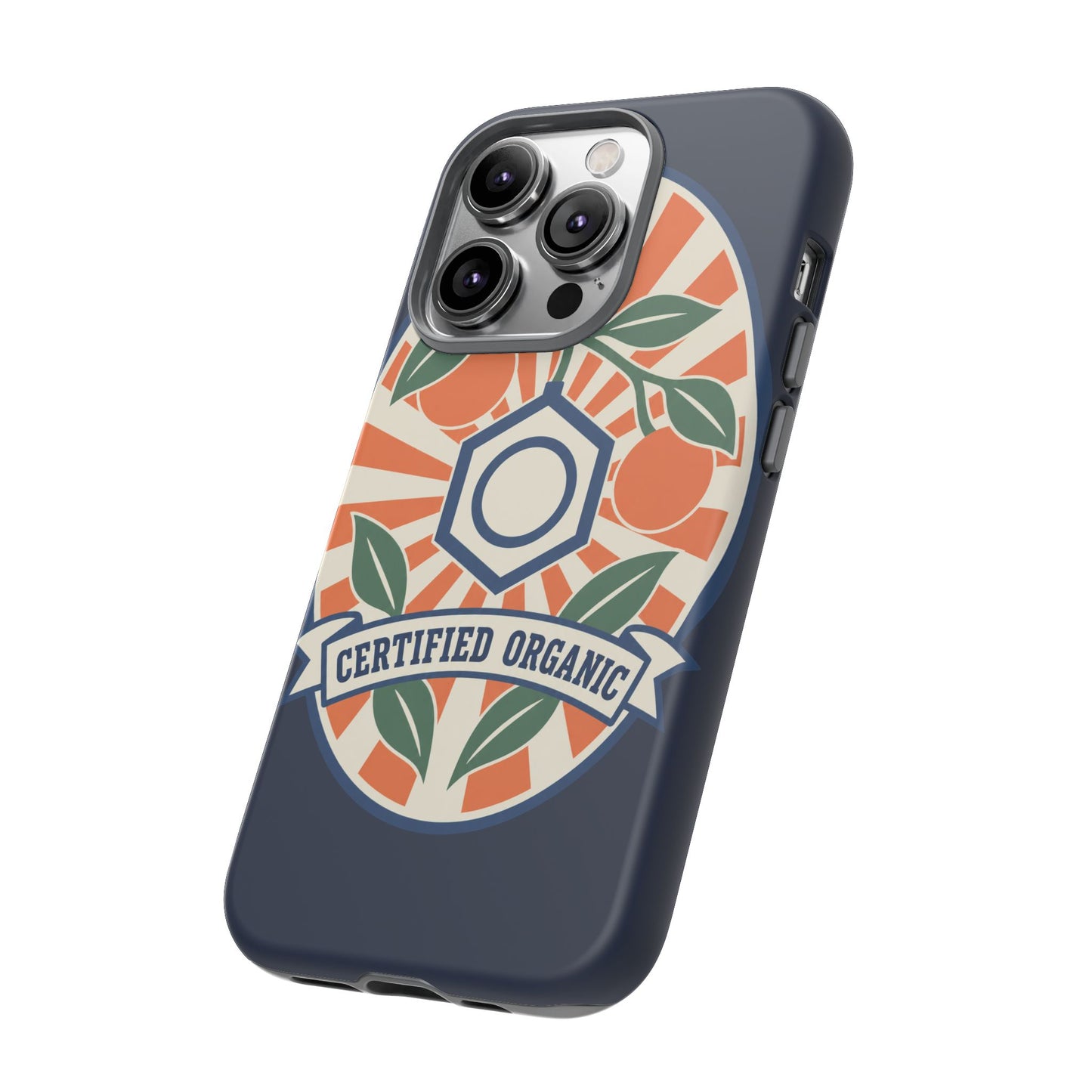 Certified Organic Chemistry - Tough Phone Case (Apple iPhone) 🍊