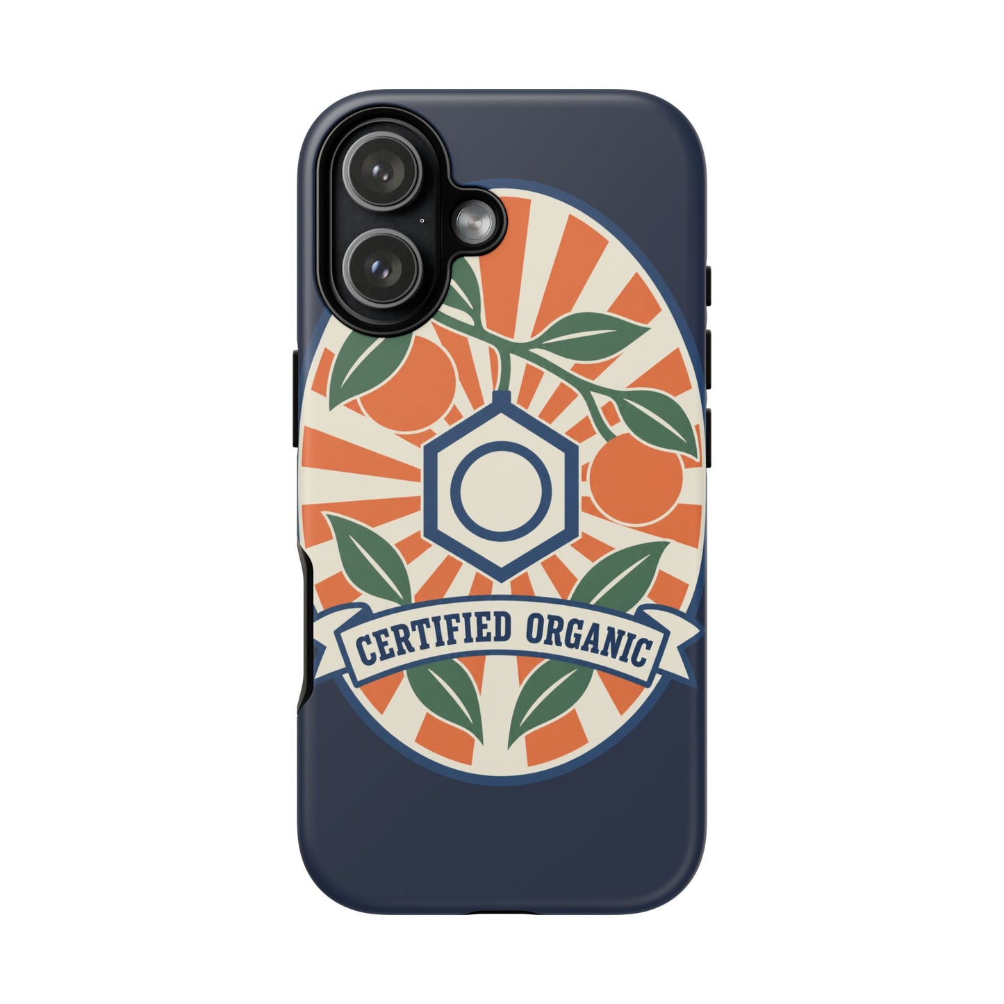 Certified Organic Chemistry - Tough Phone Case (Apple iPhone) 🍊