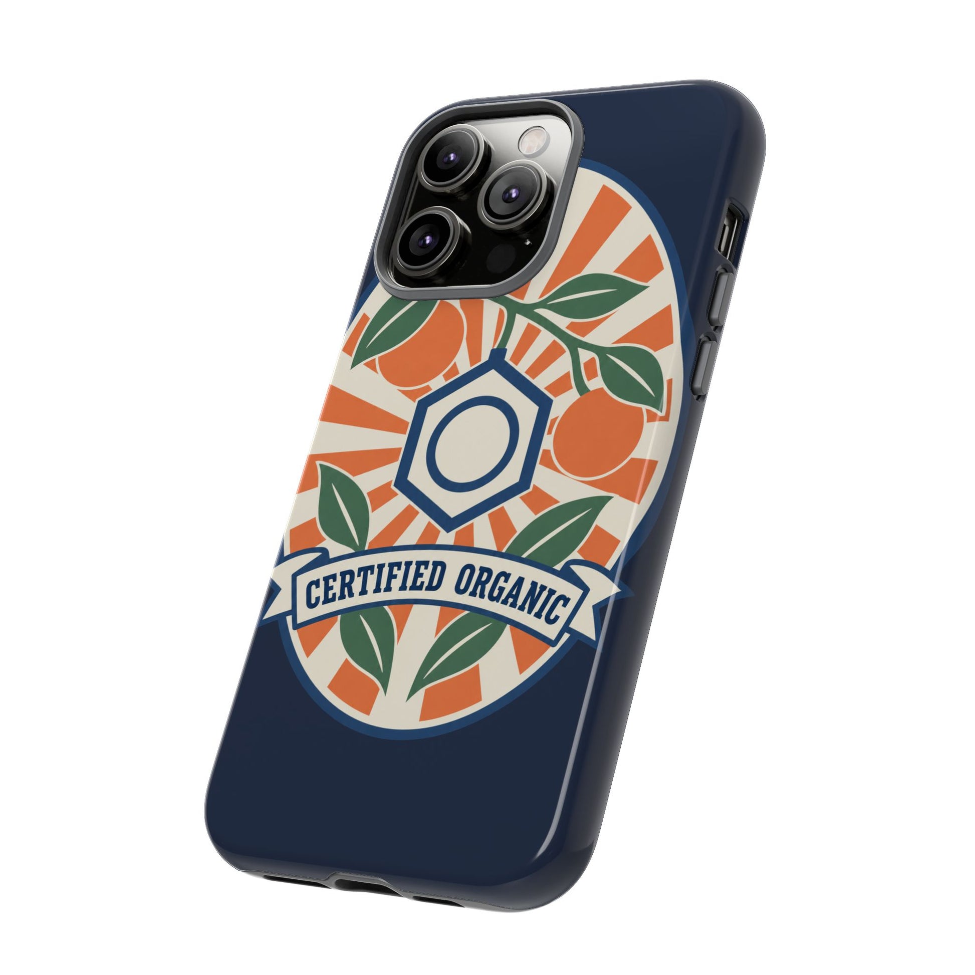 Certified Organic Chemistry - Tough Phone Case (Apple iPhone) 🍊