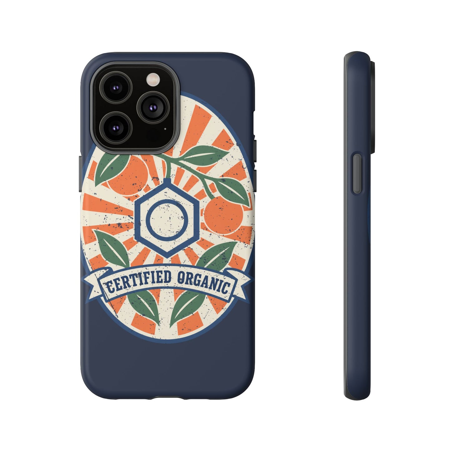 Certified Organic Chemistry - Tough Phone Case (Apple iPhone) 🍊