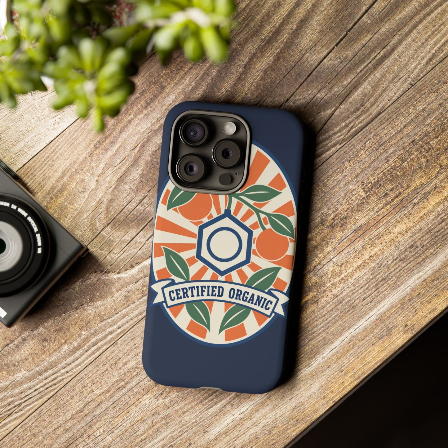 Certified Organic Chemistry - Tough Phone Case (Apple iPhone) 🍊