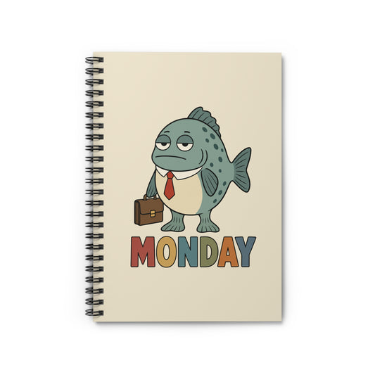 Monday - Spiral Notebook