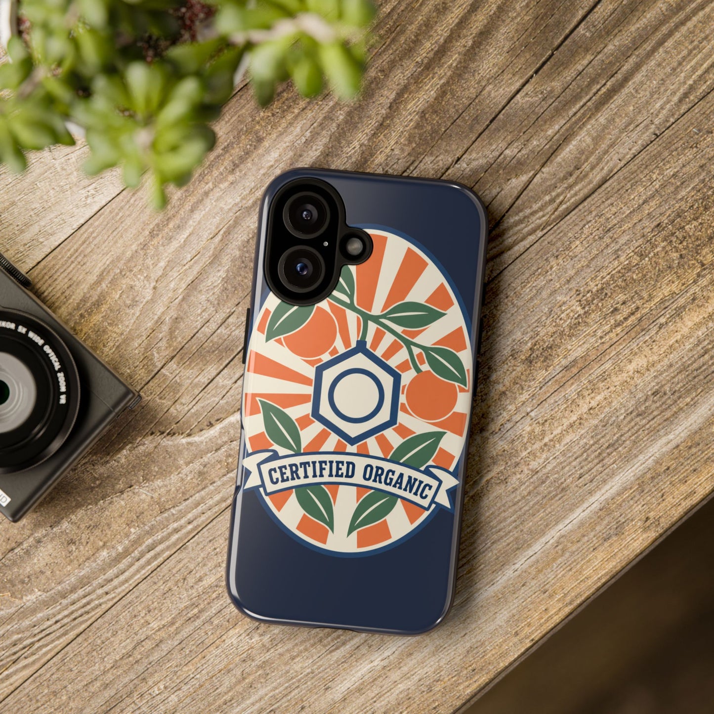 Certified Organic Chemistry - Tough Phone Case (Apple iPhone) 🍊