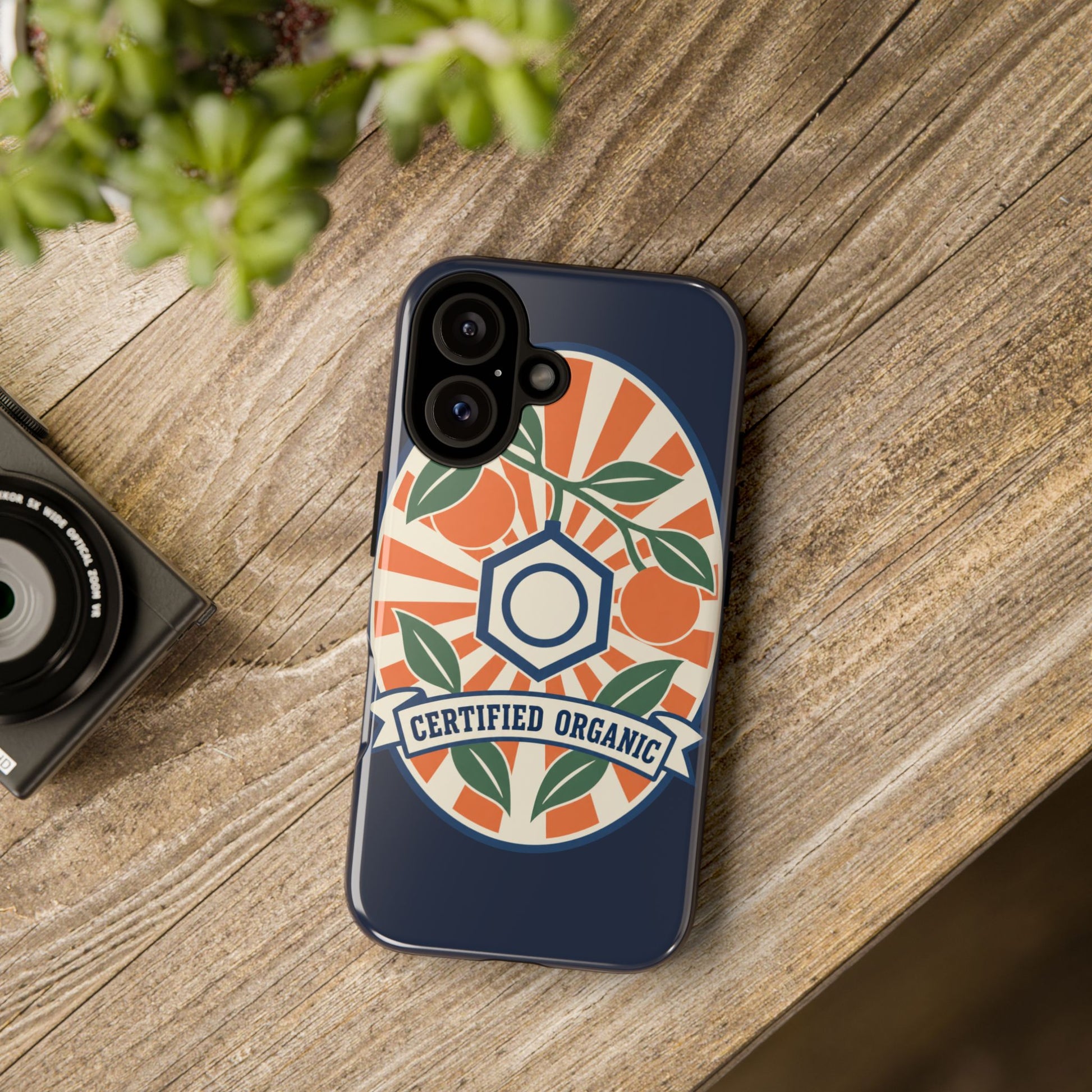 Certified Organic Chemistry - Tough Phone Case (Apple iPhone) 🍊